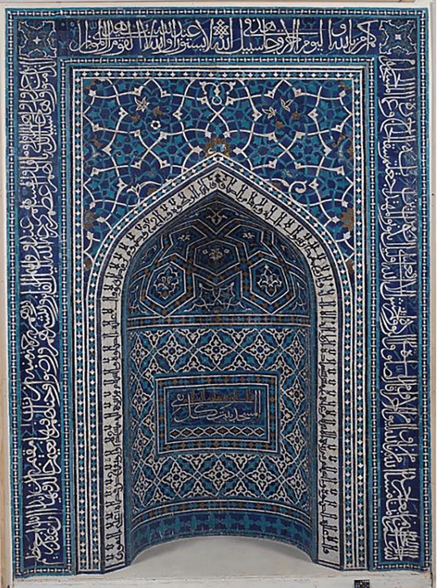 هنر محراب در کاشی کاری