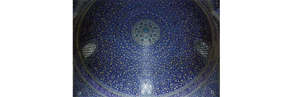 نقش هندسی شمسه در کاشی کاری