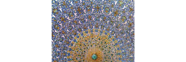 نقش هندسی شمسه در کاشی کاری