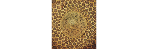 نقش هندسی شمسه در کاشی کاری